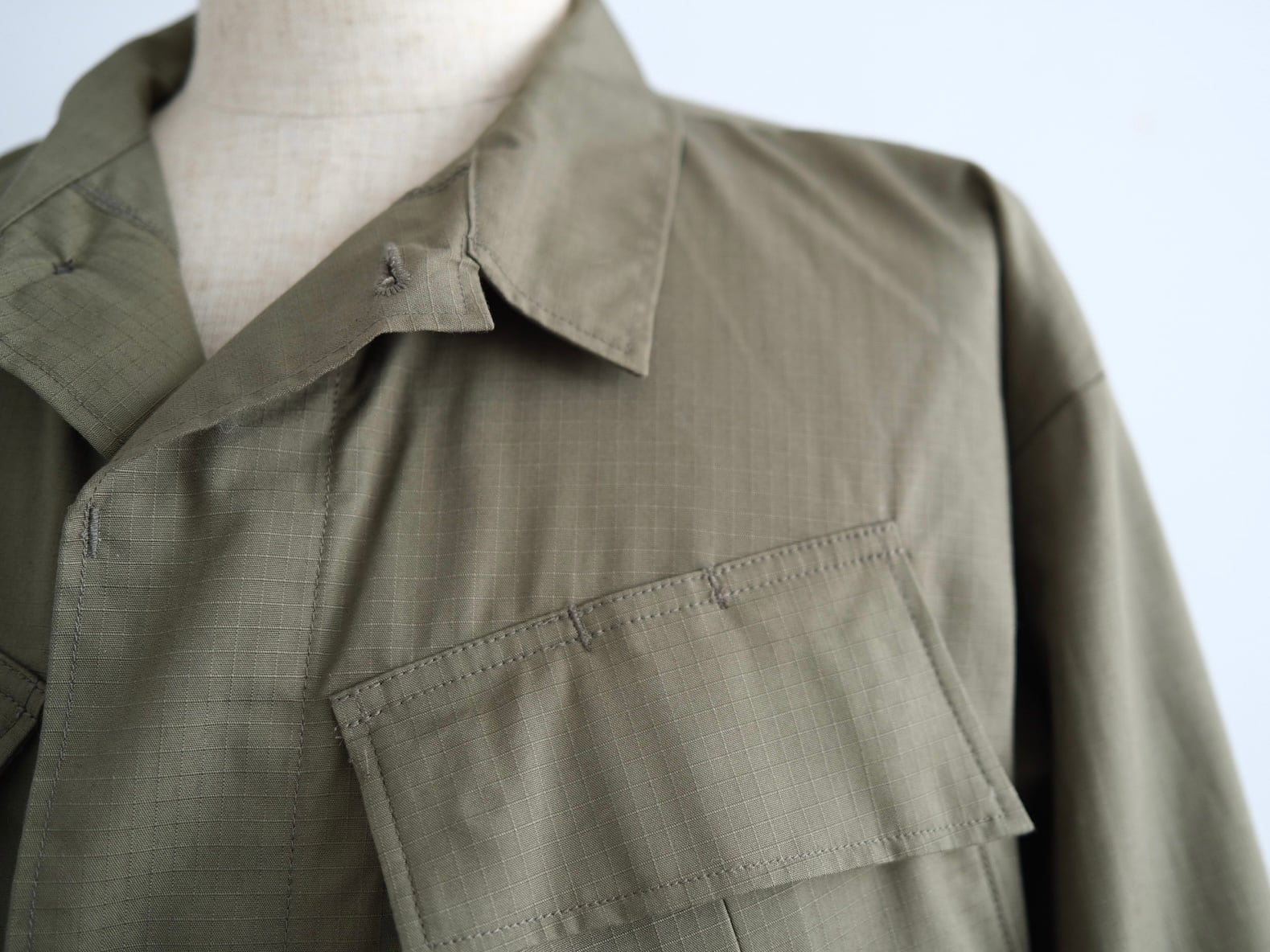 CIOTA” Jungle Fatigue Jacket( RIP-STOP) D.Olive” | Lapel online store
