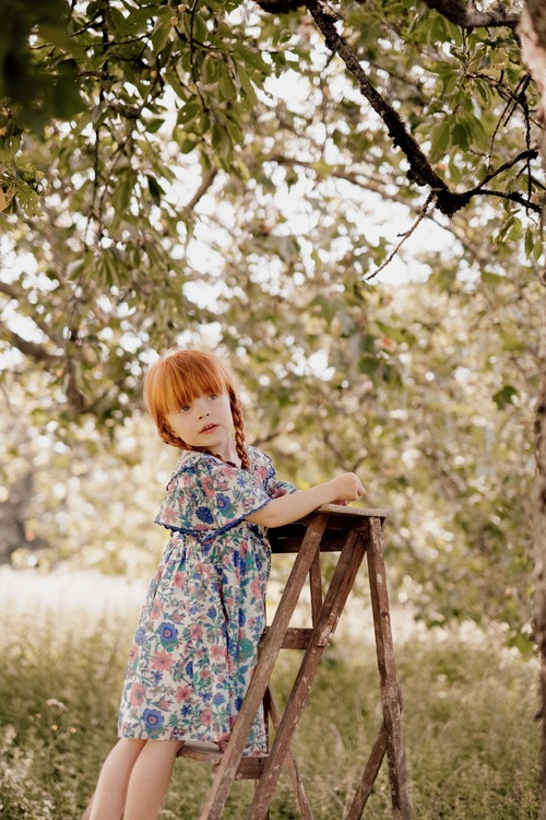 【Louise Misha】✴️last4y✴️DRESS SILOE BLUE SUMMER MEADOW