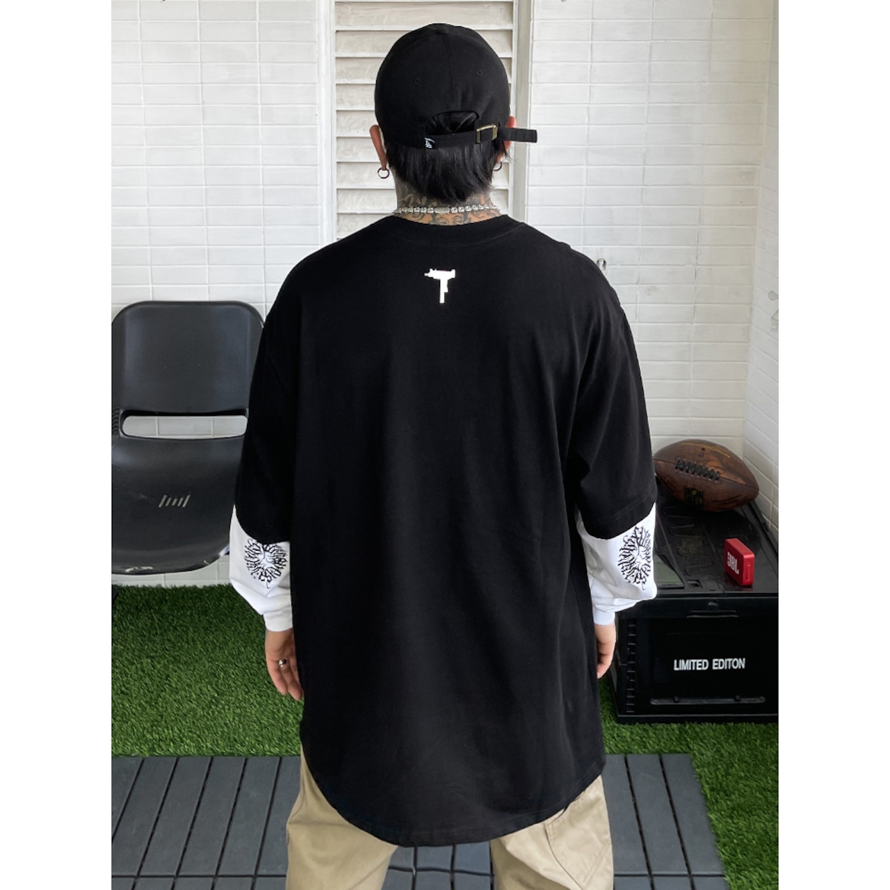 ストリート Chicano LA ロングシャツ T512