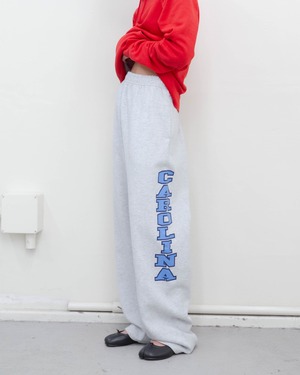 2000s lettered sweat pants "CAROLINA"