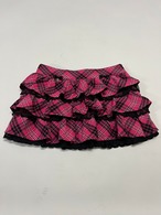 "Knight Bridge"ナイトブリッジ Check Fril Skirt