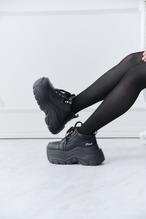 怪獣厚底すにーかー(ブラック)