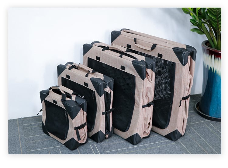 大型犬対応可能 車用ドッグケージ ドライブ用ペットケージ 折畳み