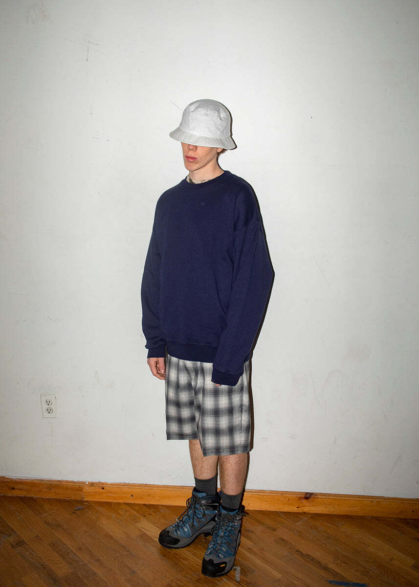 【VAINL ARCHIVE】SLANT-SHORTS(CHECK)〈送料無料〉 | STORY powered by BASE