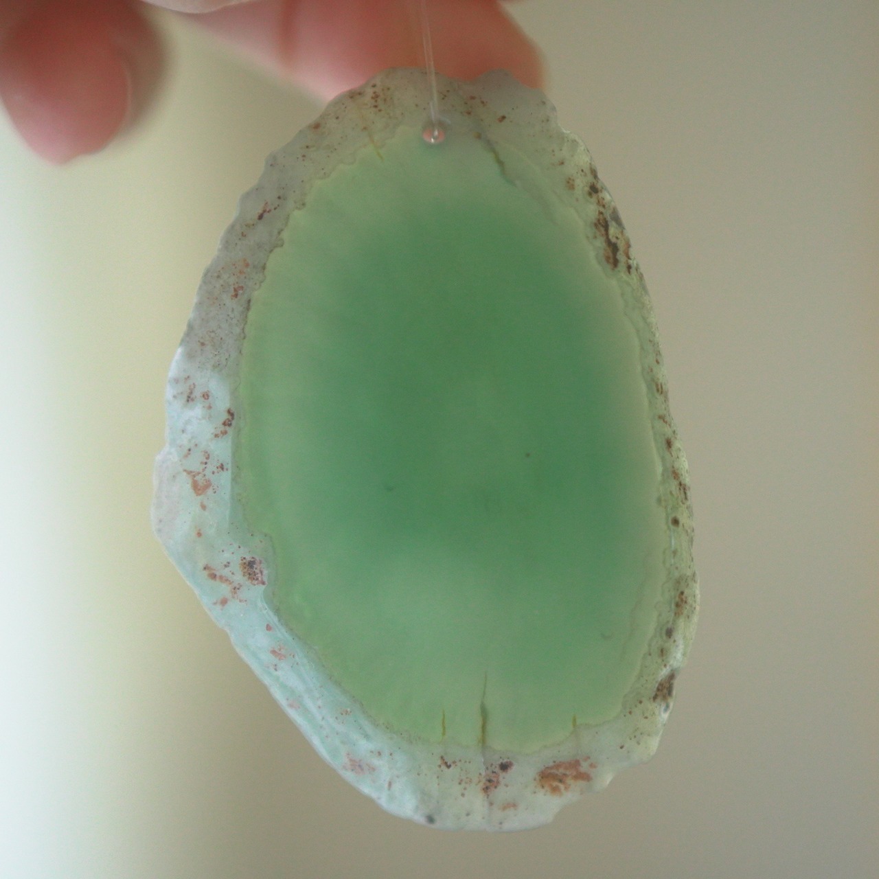 Healing Green 08 - アゲートヒーリングチャイム / Agate Sun Catcher Wind Chime 616