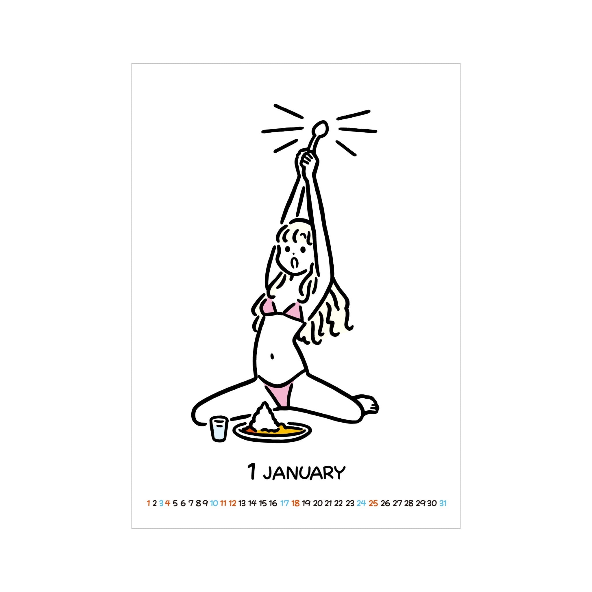 BIJIN CURRY CALENDAR 2026 | BUTTAH online shop