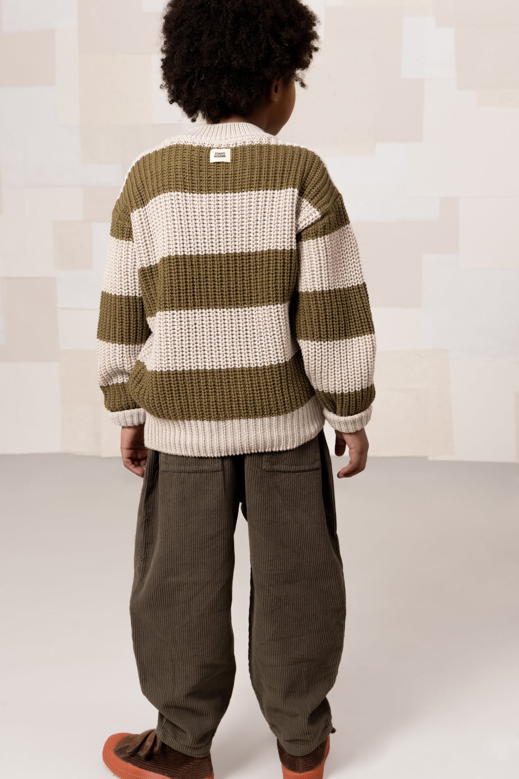 CARROT PANTS DARK TAUPE (18M-24M) 【STUDIO BOHEME】 | momo baby＆kids