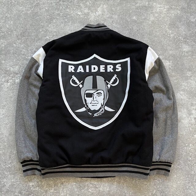 RAIDERS レイダース　スタジャン　ジェフハミルトン Jeff Hamilton】NFL RAIDERS ジェフハミルトン レイダース