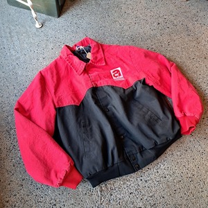 アメリカ製 両面企業刺繍 ワークジャケット used [401011]