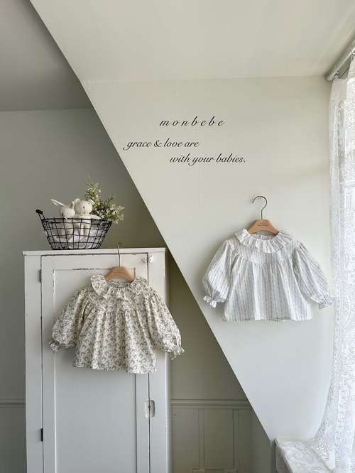 monbebe［取寄］flower elde blouse 26autumn