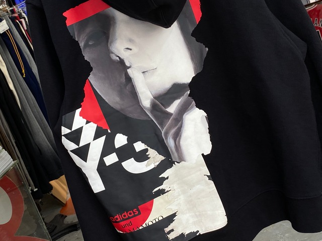 Y-3 20AW 内田すずめ CH1 GFX HOODIE BLACK LARGE 60KC3942