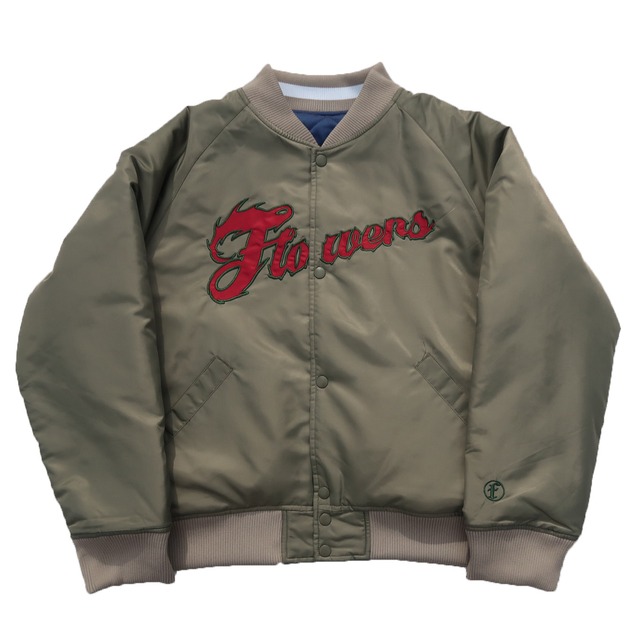 FAKE AS FLOWERS 24SS Flowers Blouson (Khaki/Navy)