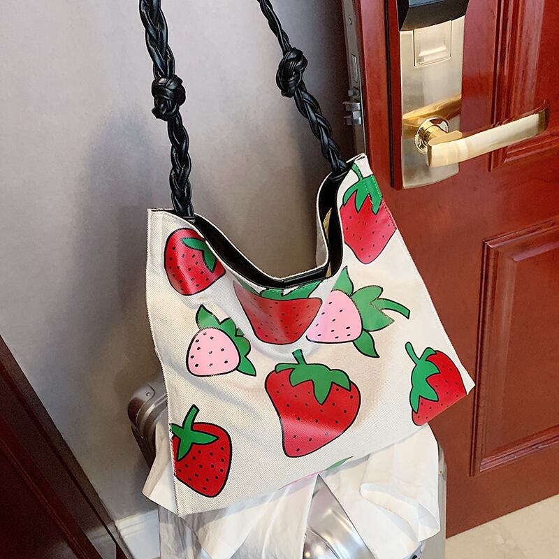 大容量バッグレディースバッグ2020ニューウェーブサマーファッションキャンバスバッグショルダーバッグエインワイルドワイルドトートバッグ Tiancai_Wing_Bag3575223