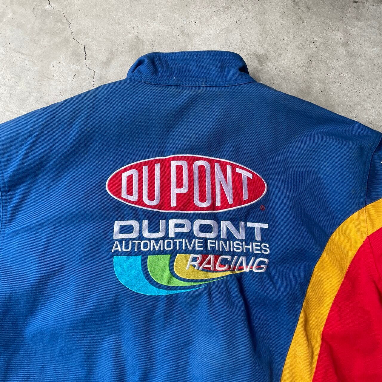 ビックサイズ Jeff Gordon DUPONT マルチカラー 企業ロゴ 刺繍