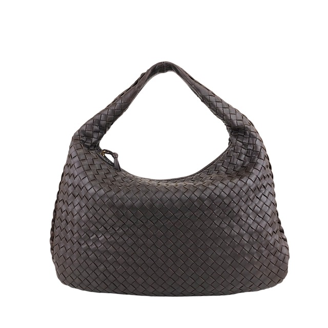 Bottega Veneta ボッテガ・ヴェネタ ショルダーバッグ ブラウン レザー ホーボーバッグ イントレチャート vintage ヴィンテージ オールド zsasjk