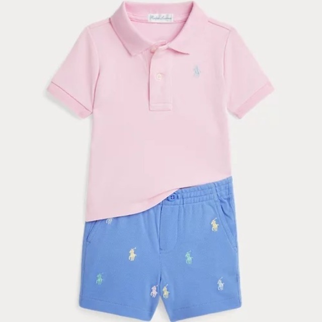 【90cm 】ベビー（男の子）セットアップ　POLO RALPH LAUREN