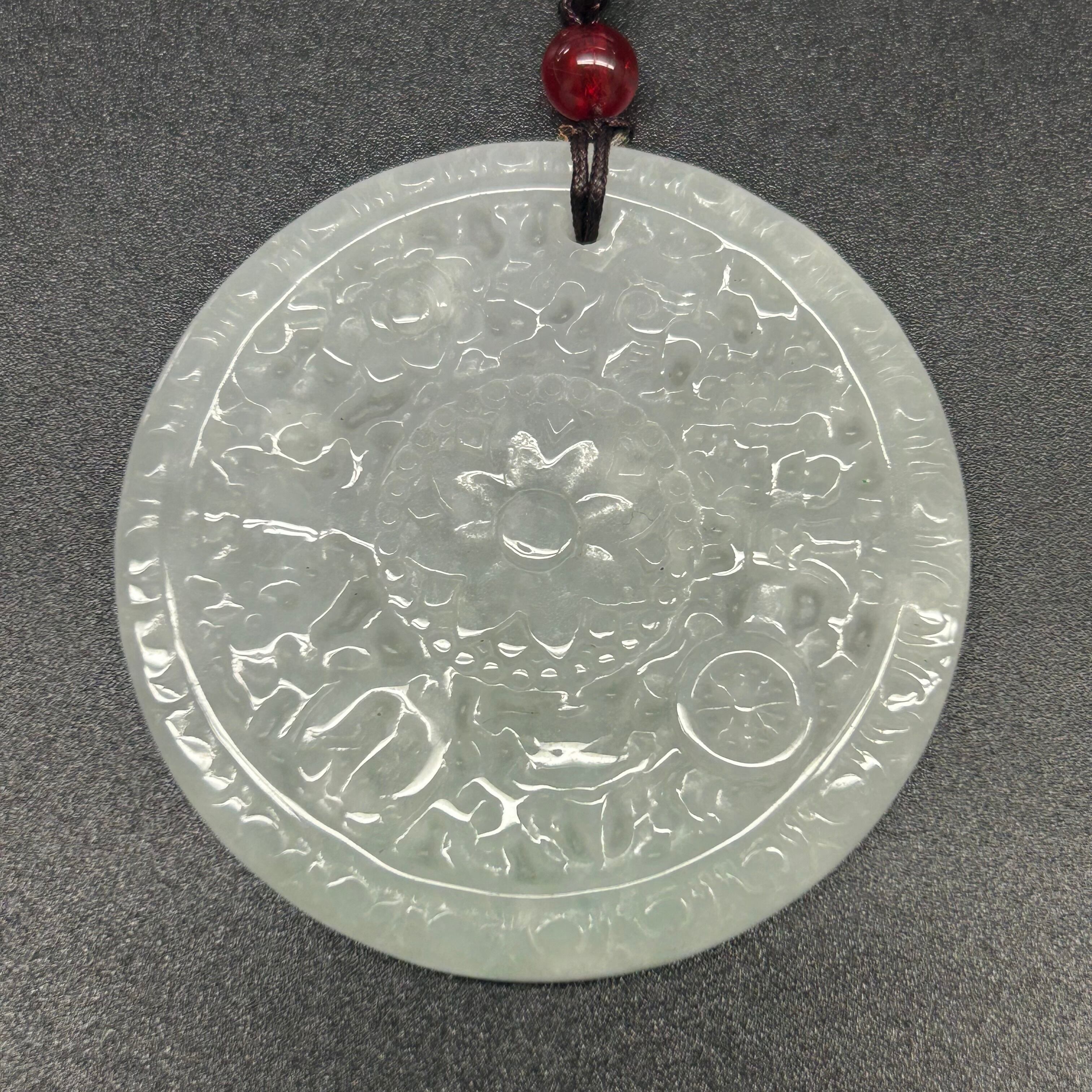 本翡翠置物 グァテマラ産 釣りネコちゃん 可愛い みずみずしい 無含浸