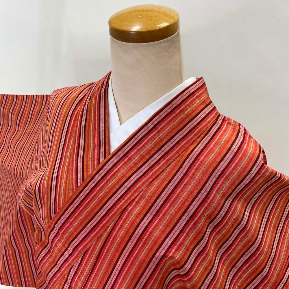 紬 単衣 紬 正絹 中古 リサイクル 夏用 お洒落着 普段着 裄64cm 紬 単衣 紬 正絹 中古 リサイクル 夏用 お洒落着 普段着 裄64cm