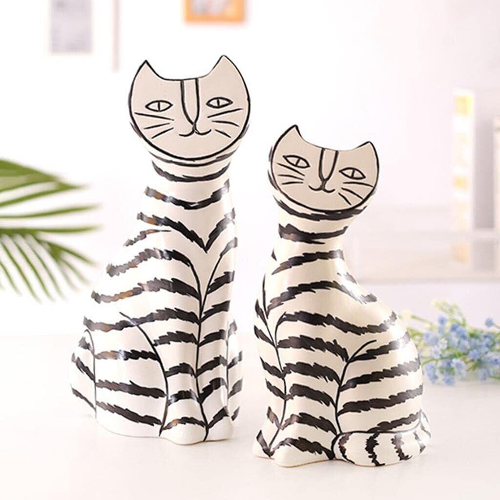 猫のヨーロピアンカラフルモダンオブジェ 2個セット 猫のヨーロピアンモダンオブジェ カラフル 2個セット 【公式通販】