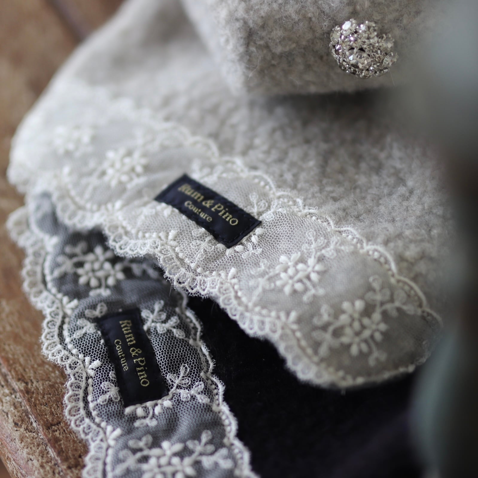 ラムピノクチュール ボアジャンパースカート ネイビー ボアジャンパースカート | カニンヘンダックスとミニチュア