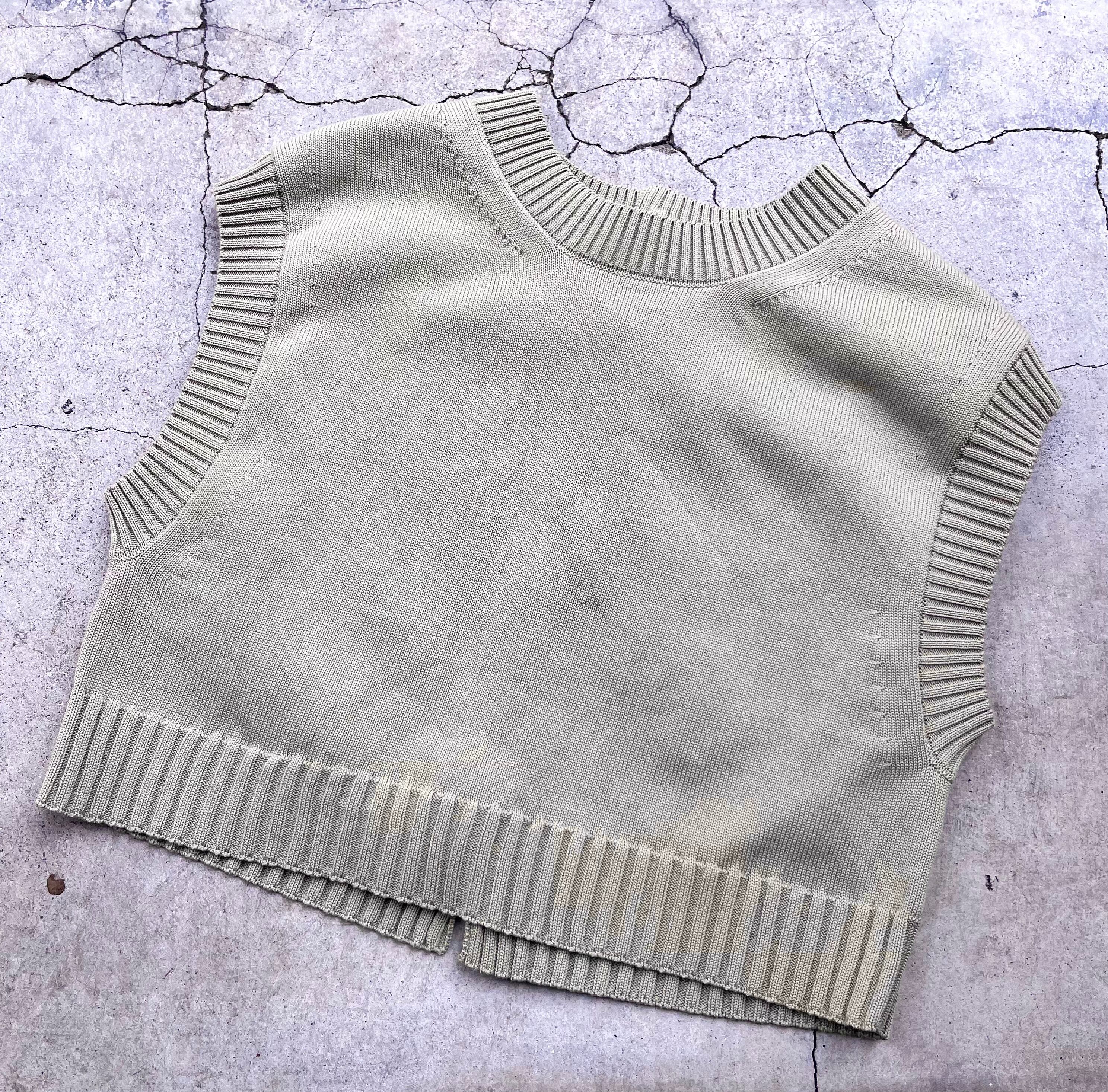 AURALEE [DRY COTTON KNIT VEST] | LILLY DEL SALONE