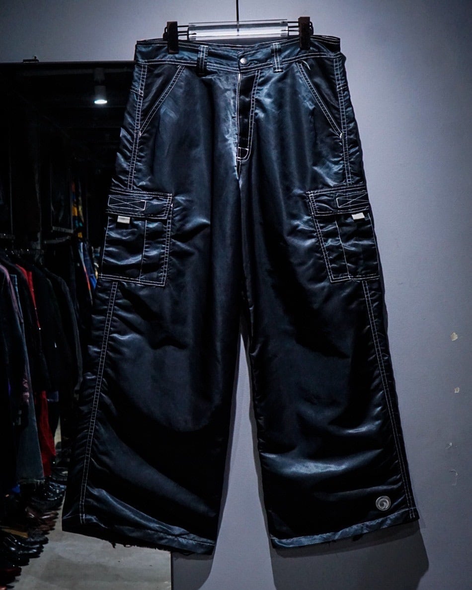 add (C) vintage】Pocket Gimmick Vintage Rave Cargo Pants | Caka