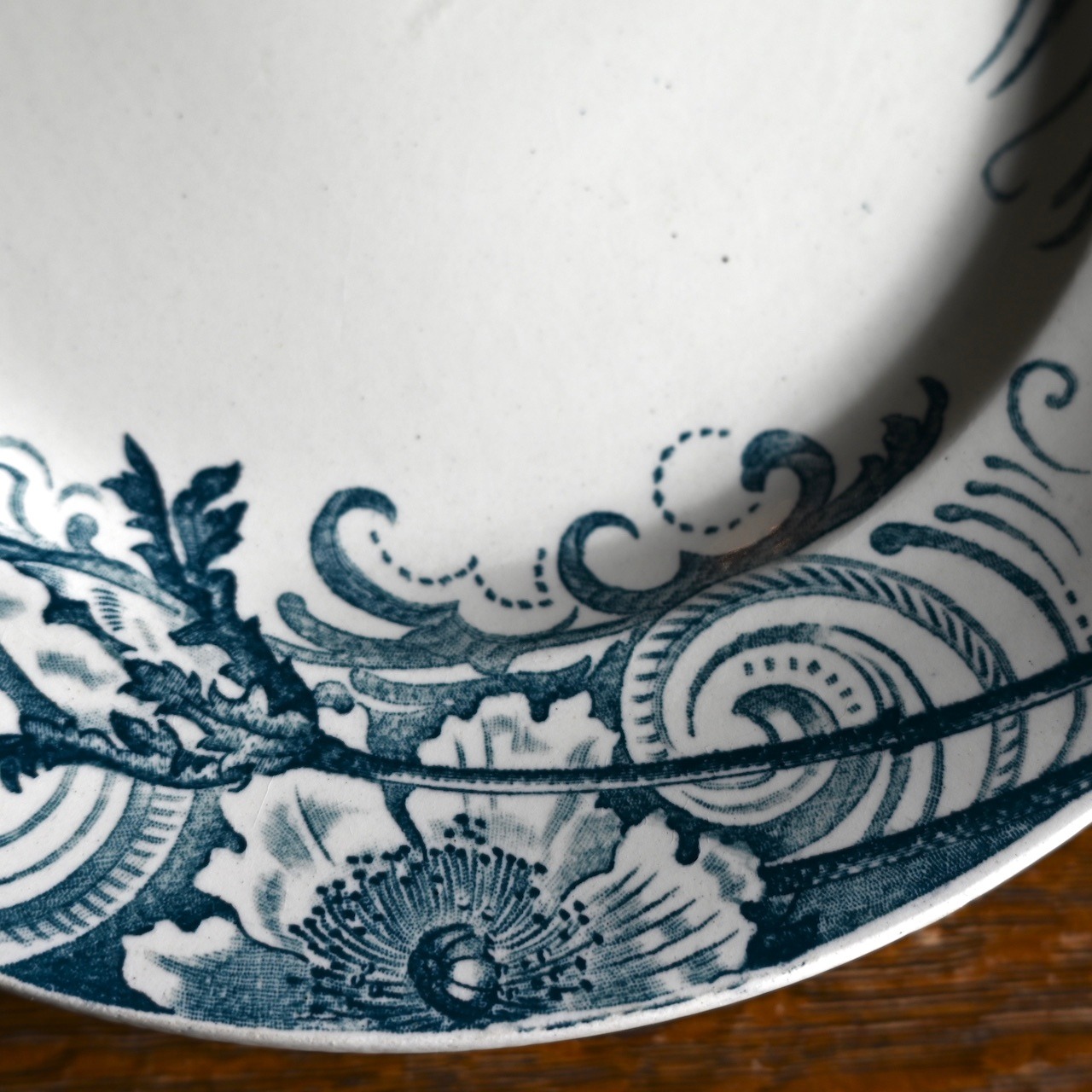 SALINS LES BAINS Plate / サラン レ バン プレート〈 フランス食器・皿・フランスアンティーク・アンティークプレート・ブロカント・ヴィンテージ 〉114165