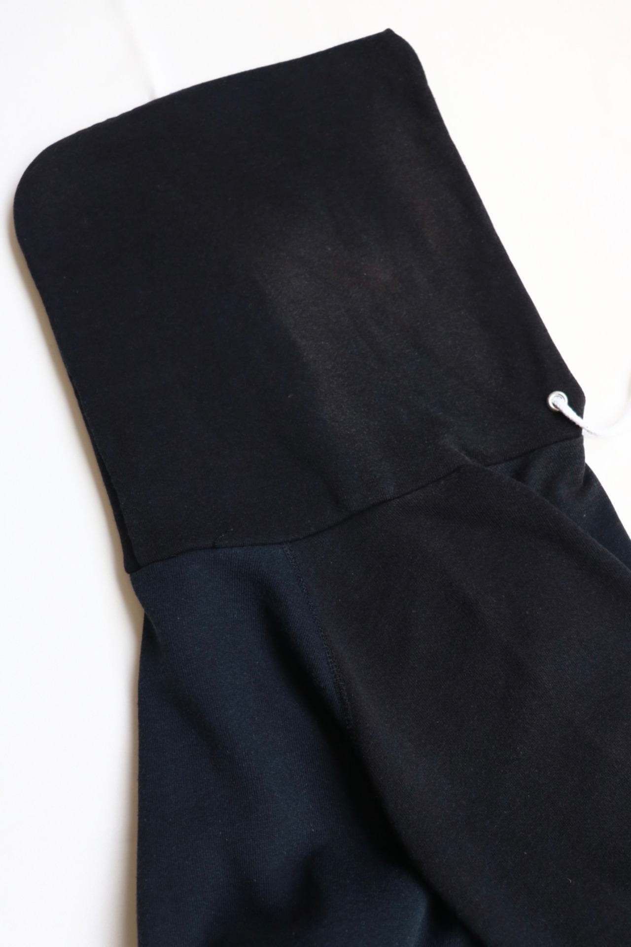 80s Hanes 2 tone black hoodie