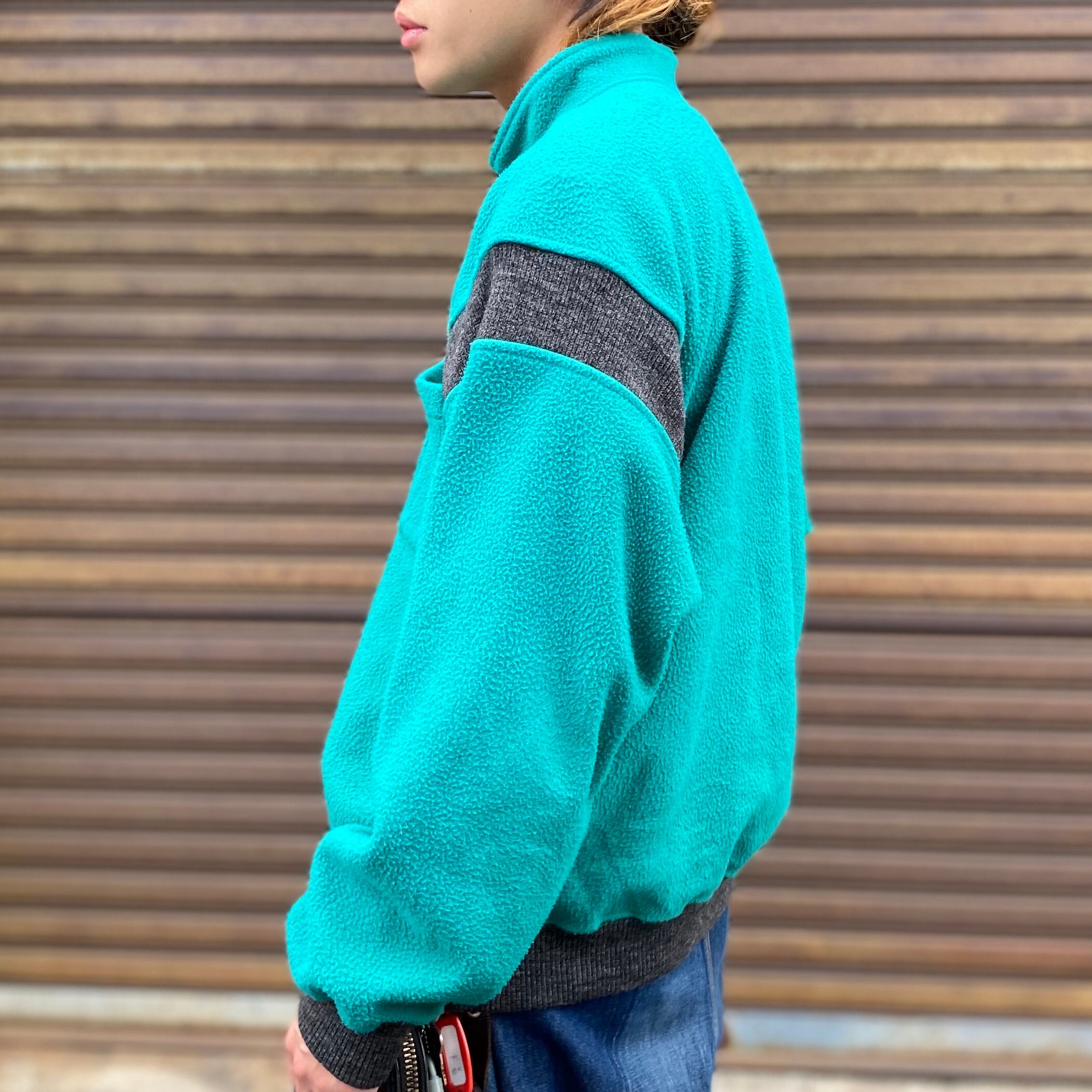 80年代 ビンテージ CHEMISE LACOSTE フレンチラコステ フリースプル