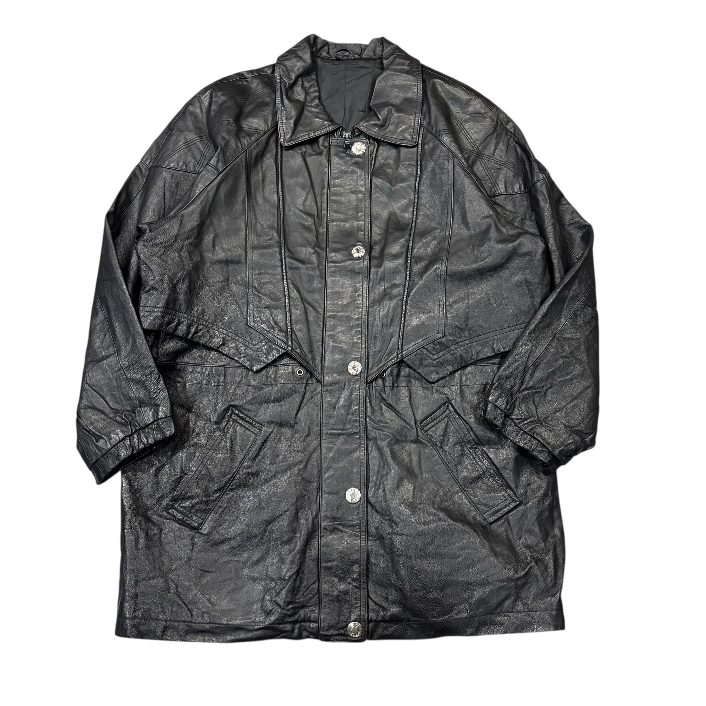 【古着】"unknown" Leather Coat