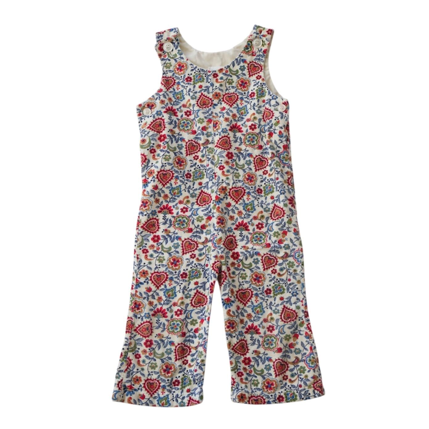Vintage | Folk Floral Jumpsuit