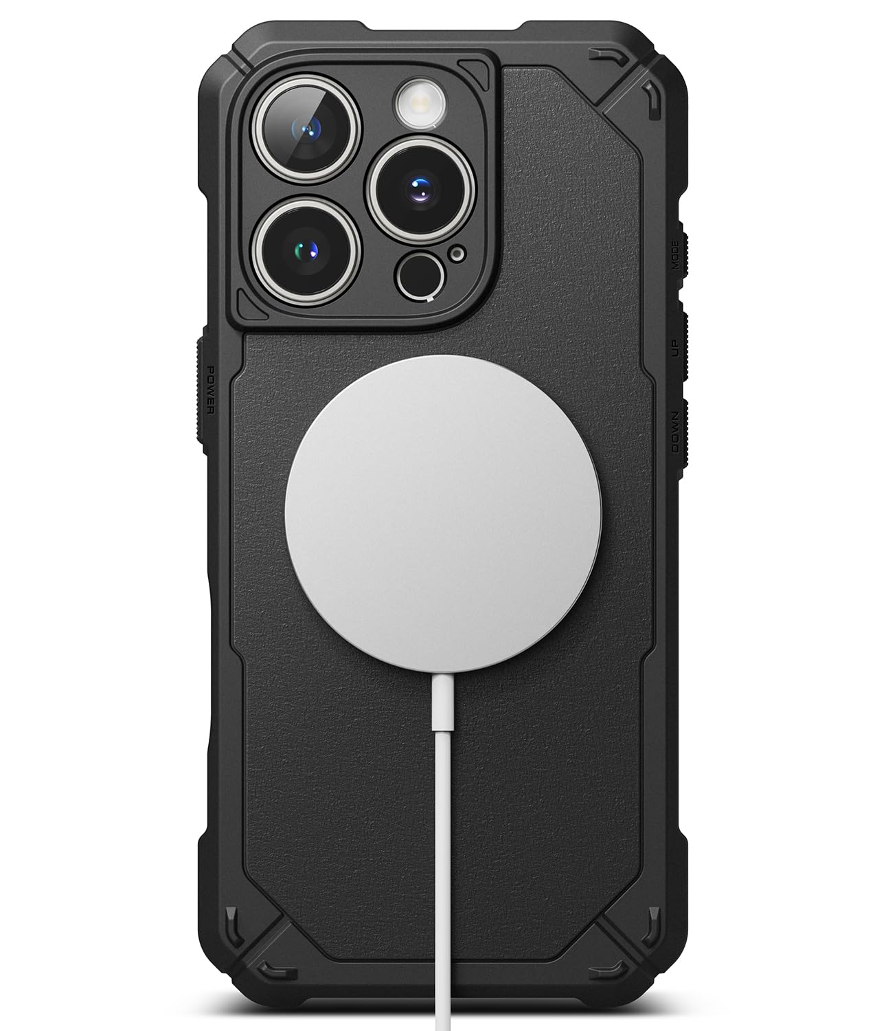 【Ringke】iPhone 16 Pro 対応 ケース ラギッドギア(マグネットブラック)
