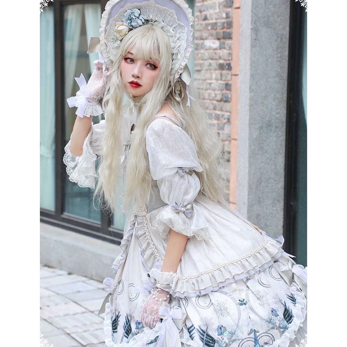 アンティーク　ヴィクトリアン　ドレス　セットアップ クラシックヴィクトリアンドレスセットアップ：ワンピース | Maiden's Rêve