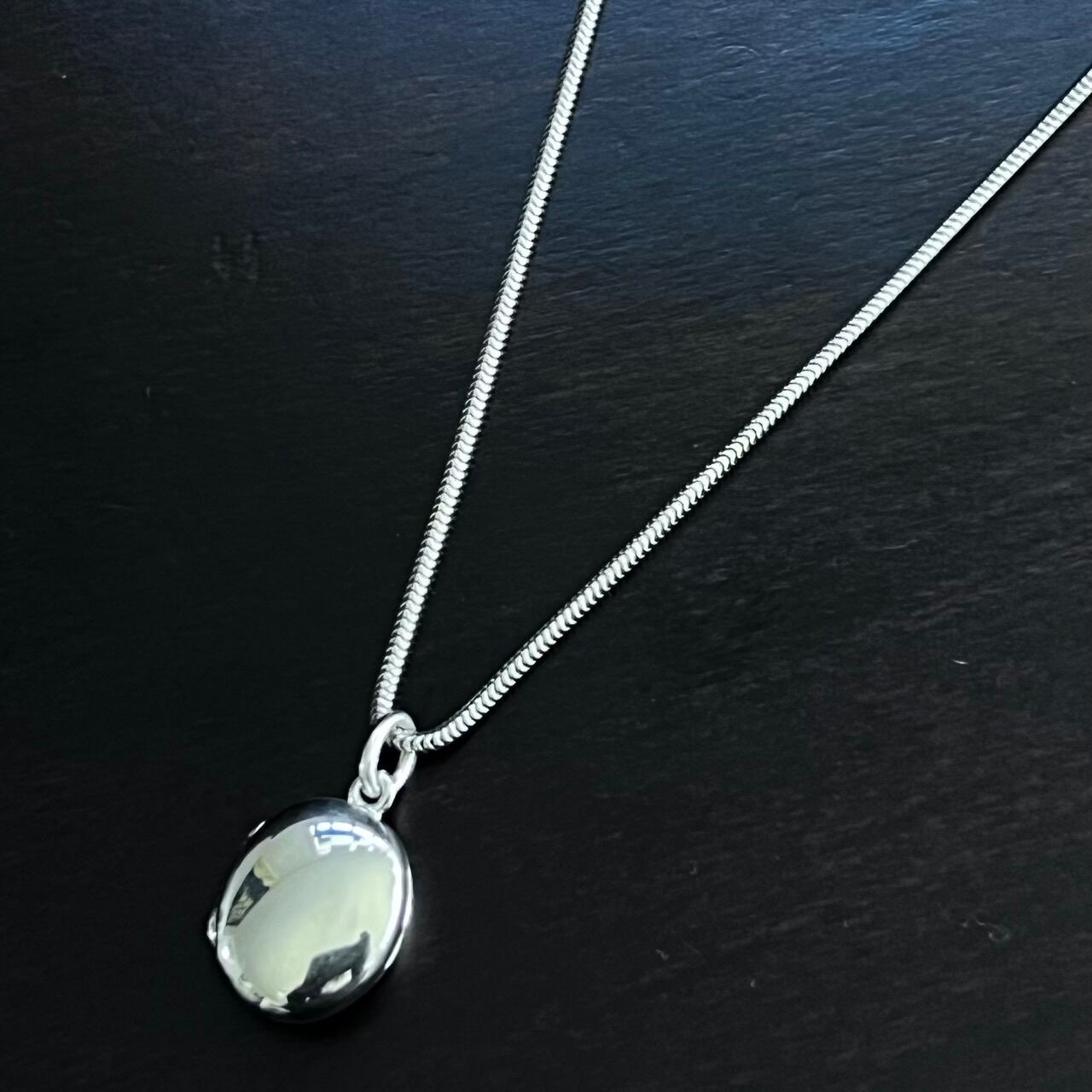希少　ティファニー　80cm ロング　スネークチェーン　ネックレス　ペンダント VINTAGE TIFFANY & CO. Locket Pendant Long Necklace Snake Chain