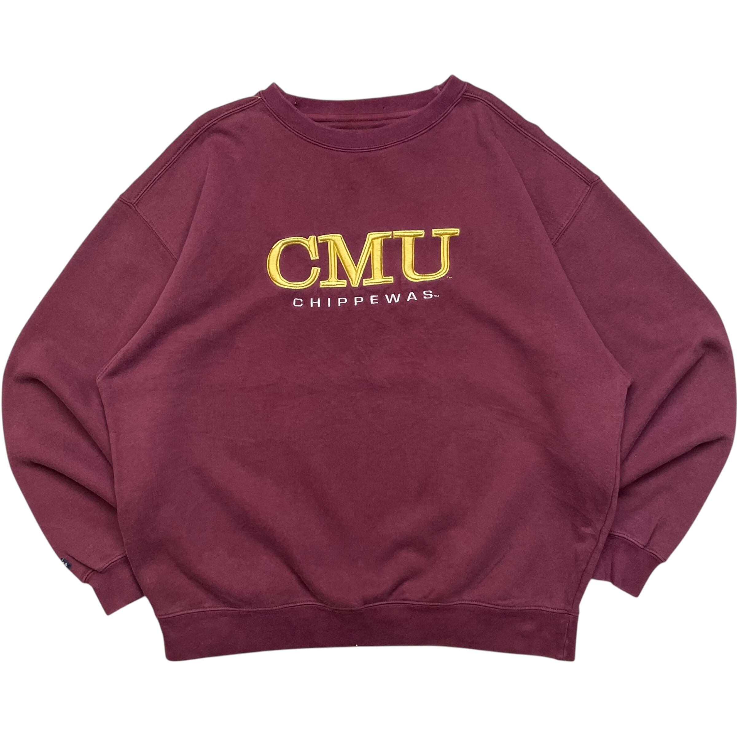 《L》JANSPORT ジャンスポーツ スウェット カレッジ 刺繍ロゴ バーガンディ no.6462