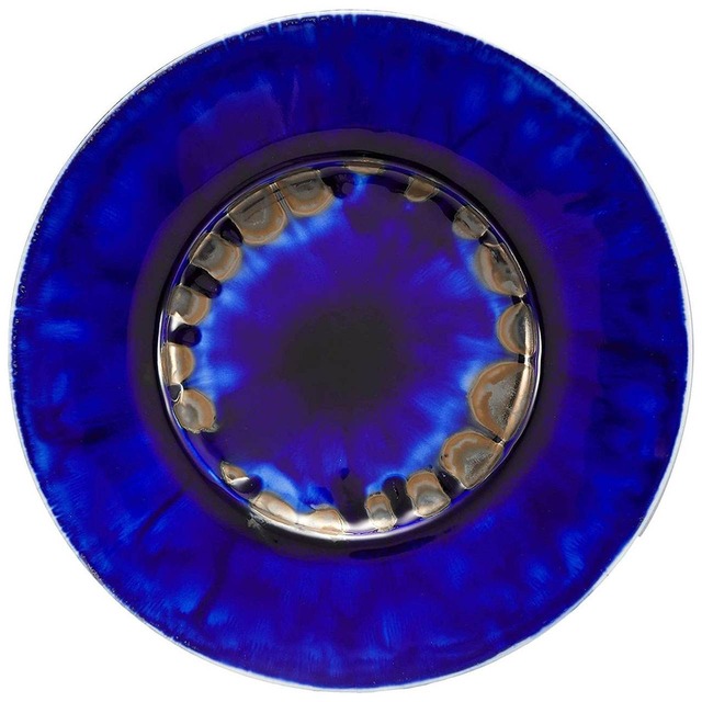 TOKI1919 「ビストロ銀河」 スープ皿 パスタ皿 ディナープレート 直径約29×深さ4.3cm フレンチ 皿 深い 藍紫 日本製 36Q365-01