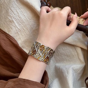 ハンドメイド おしゃれ 渦巻 レトロ 高級感 手作り ブレスレット