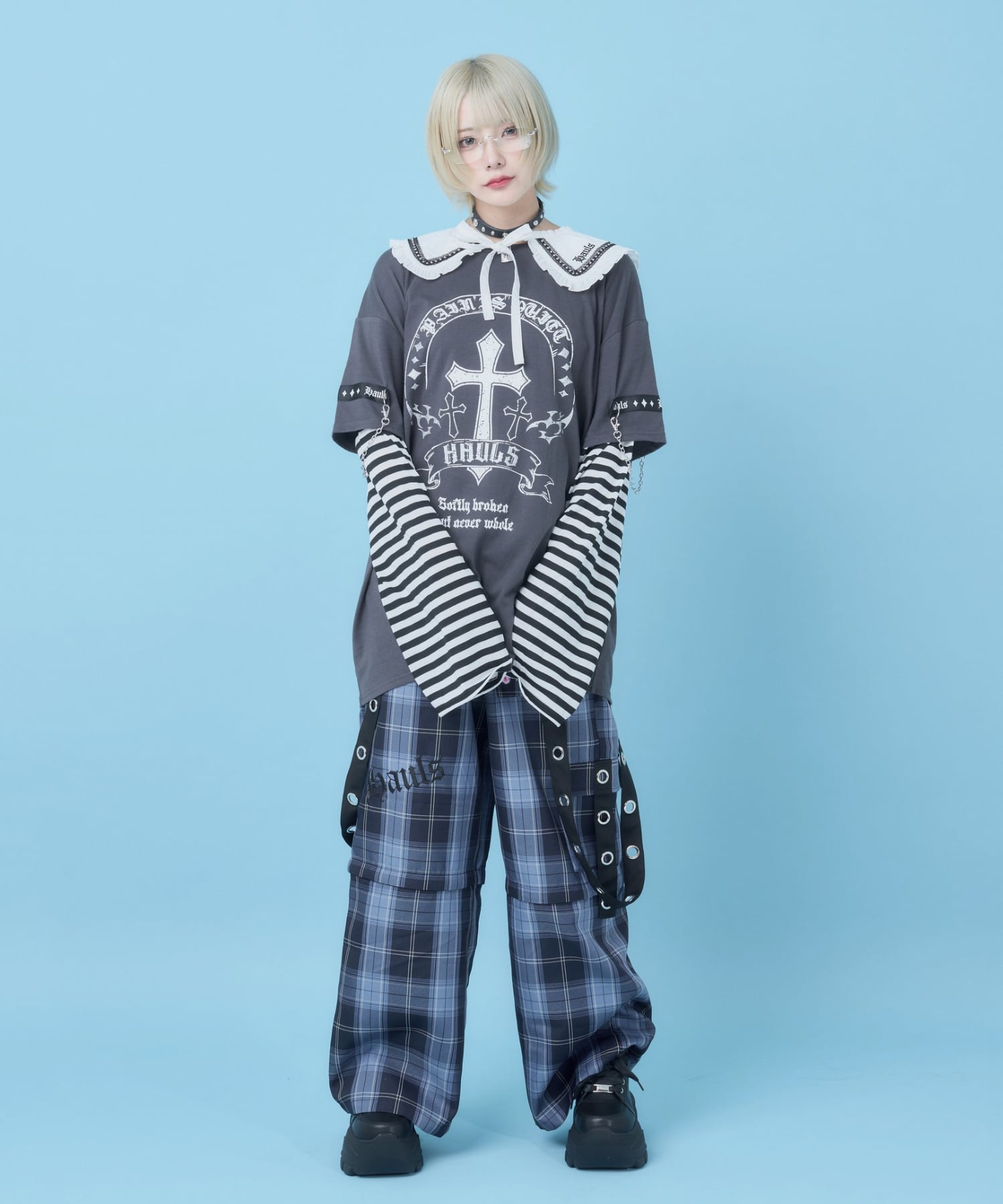 厨二病卍レイヤー風ロンTEE | Hauls