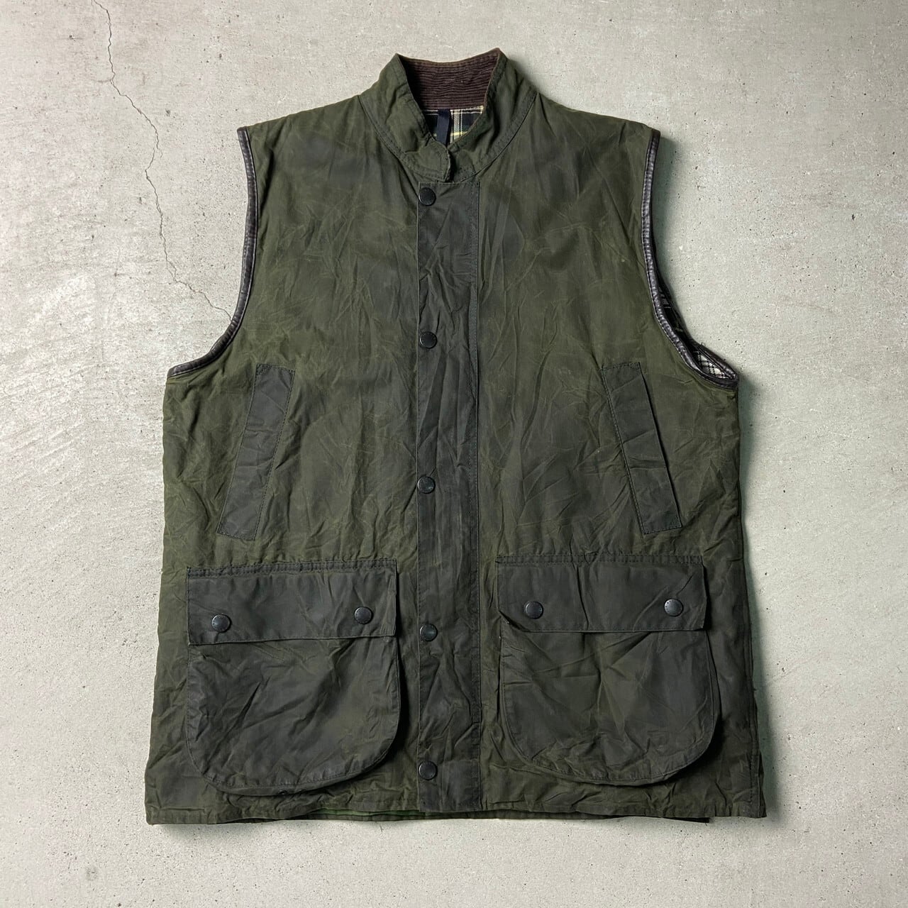 95年製 英国製 Barbour WESTMORLAND バブアー オイルドベスト メンズL 
