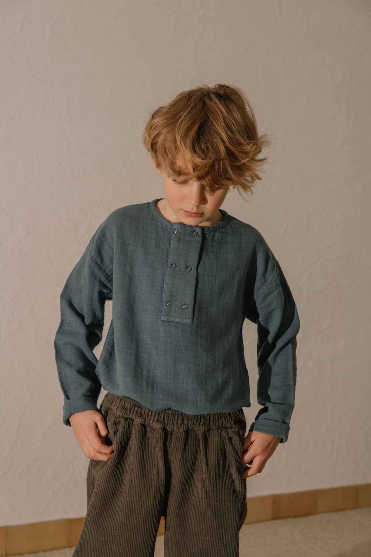 CARROT PANTS DARK TAUPE (18M-24M) 【STUDIO BOHEME】 | momo baby＆kids