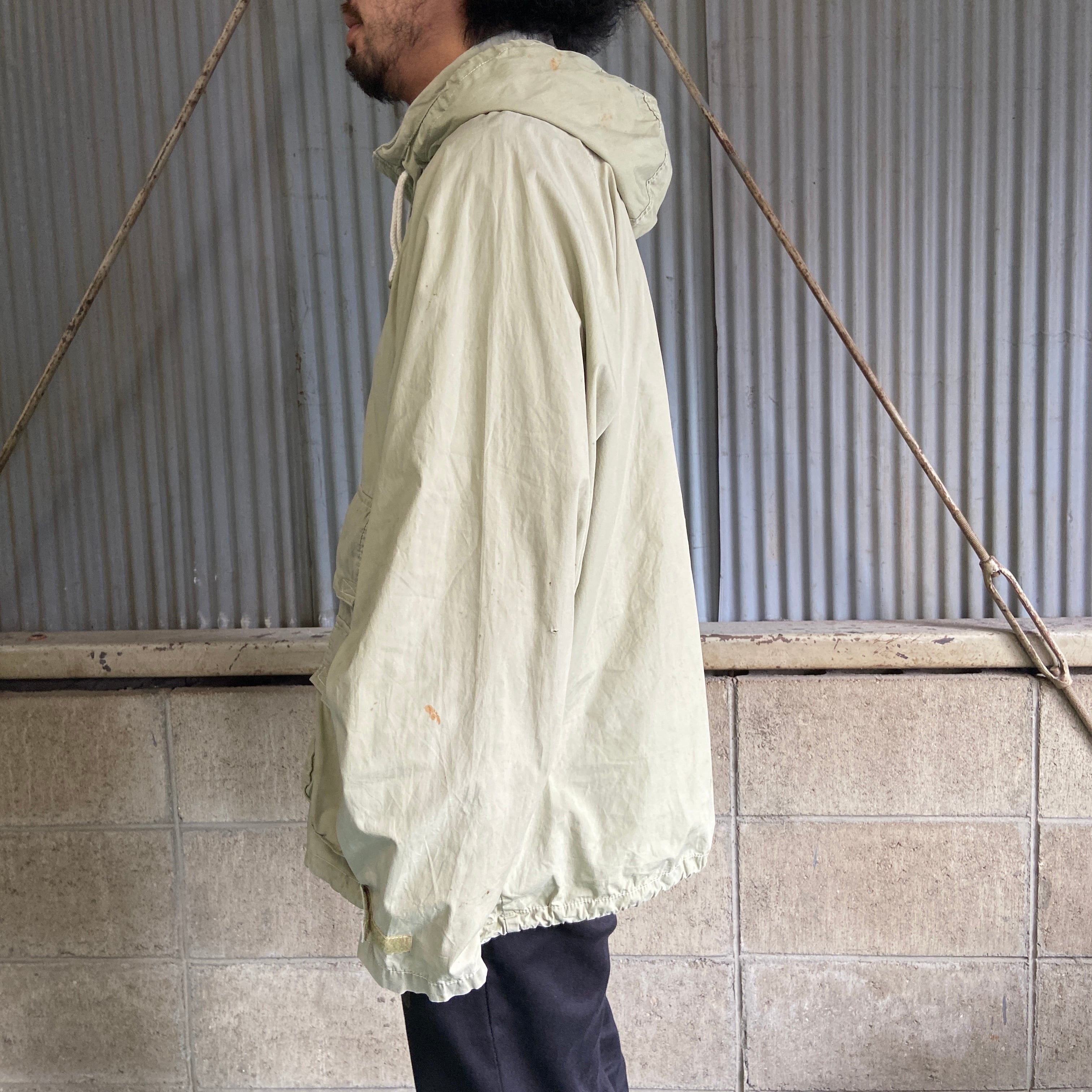 ビッグサイズ 90年代 OLD GAP オールドギャップ コットン アノラックパーカー メンズXL 古着 90S ヴィンテージ ビンテージ ピスタチオカラー グリーン フード収納型 ハーフジップ 緑色 大きいサイズ【アウトドアジャケット】 | cave 古着屋【公式】古着通販サイト powered