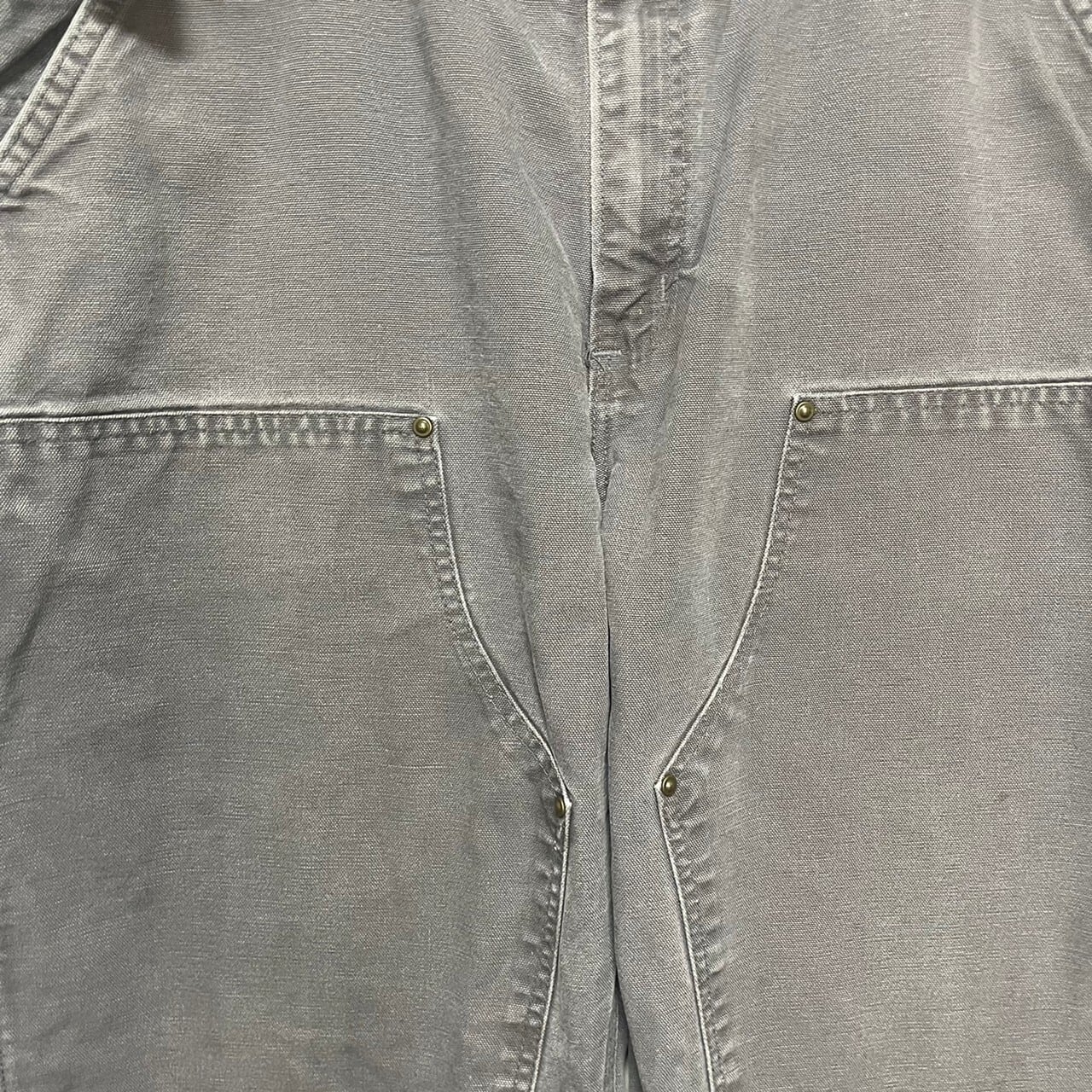 W38×L32】【ダブルニー】Carhartt ペインターパンツ コットン100% 革 