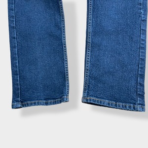 【LEVI'S】505 濃紺 デニム ジーパン ジーンズ ストレッチ テーパード ジッパーフライ W32 L30 リーバイス コロンビア製 US古着