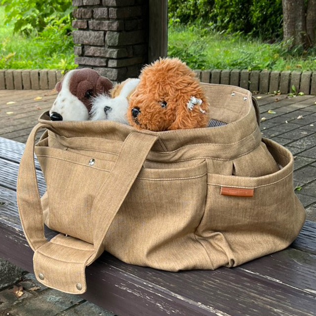 ...&デハロナキャリーバッグ　natural　メッシュ無し（Ｌ）他1点おまとめ便