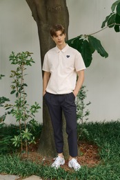 GOXO ゴーエックスオー ギブミーバーディワンタッチスラックス ネイビー