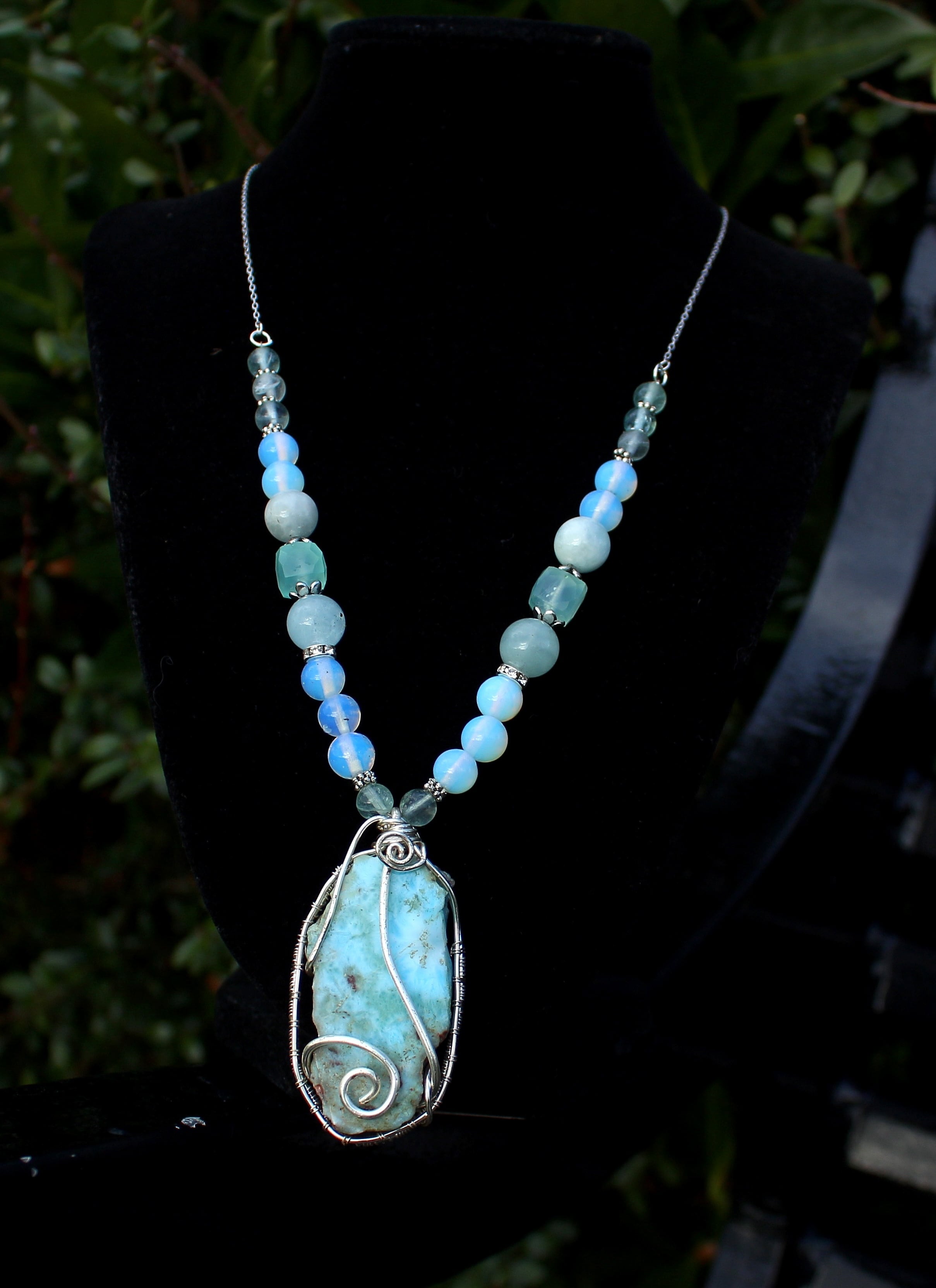 ラリマー ネックレス 平和、幸福、家庭円満、未来への希望 | T-Stones 英国