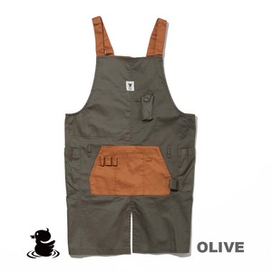 grn outdoor HIASOBI CAMPER APRON GO403Q エプロン キャンプ アウトドア 綿 難燃 撥水 加工 キャンパー 焚き火