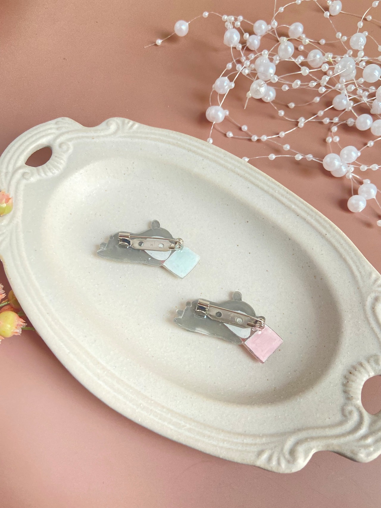 ブローチ『サンタさん、大好きだる♡』