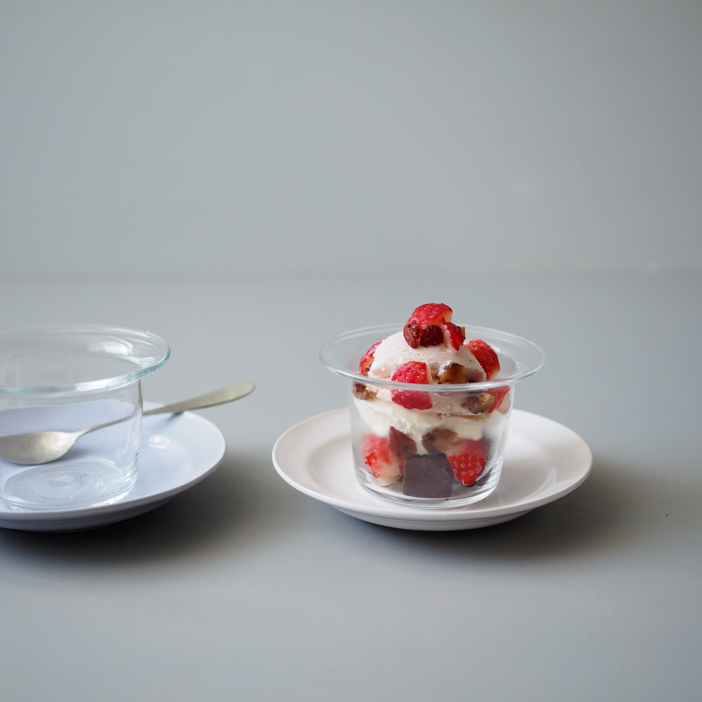 さこうゆうこ　アイスクリームカップ　3個セット　ガラス　小鉢