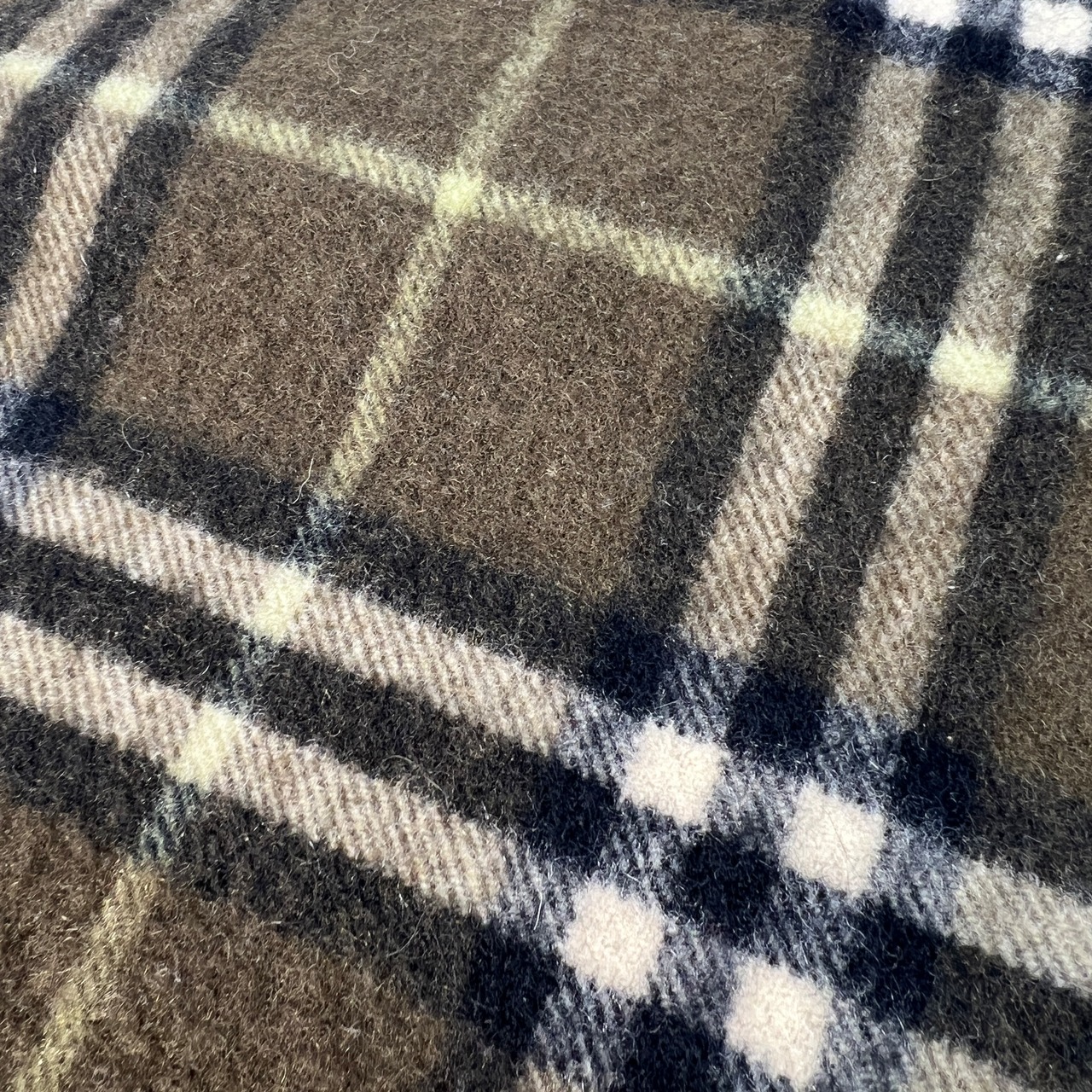 BURBERRY ノバチェック カシミア マフラー グリーン A-11566
